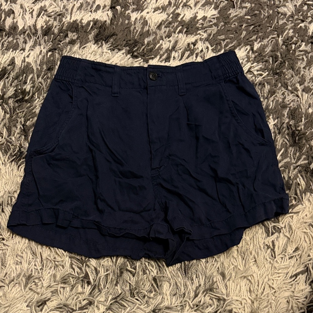 Madewell High-Waist Navy Women's Pull-On Shorts